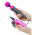 PalmPower Wand - Vibrador poderoso rosa-cinza