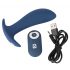 You2Toys - Plug vibrador anal com controle remoto (azul)