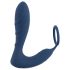 Plug You2Toys - Vibrador anal com anel peniano (azul)