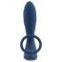 Plug You2Toys - Vibrador anal com anel peniano (azul)