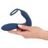 Plug You2Toys - Vibrador anal com anel peniano (azul)