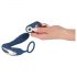 Plug You2Toys - Vibrador anal com anel peniano (azul)