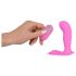 Vibrador Smile G-Spot Calcinha - rosa, recarregável e sem fio