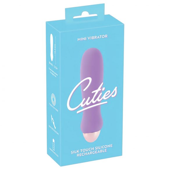 Cuties Mini Purple - Vibrador lilás recarregável em silicone