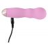 Cuties Mini Rosa - vibrador ondulado recarregável (rosa)