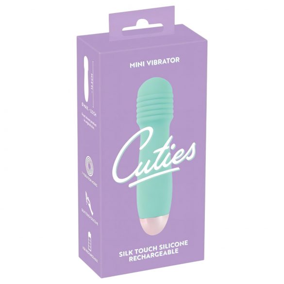 Cuties Mini Wand - Vibrador massajador recarregável (verde)