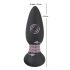 Black Velvet - Vibrador Anal com Pérolas Giratórias (Preto)