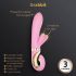 G-Vibe GRabbit - Vibrador G-ponto, 3 motores, recarregável (rosa)