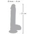 Medical Thrusting - Vibrador com ventosa e rotação (natural)