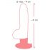 Nature Skin M - Vibrador Realista com Ventosa (Cor Natural)