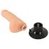 Nature Skin M - Vibrador Realista com Ventosa (Cor Natural)