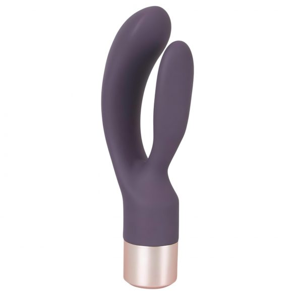 You2Toys Elegant Double - Vibrador com Estimulação, Recarregável (Roxo Escuro)