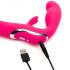 Happyrabbit Strapless - vibrador pink sem alças