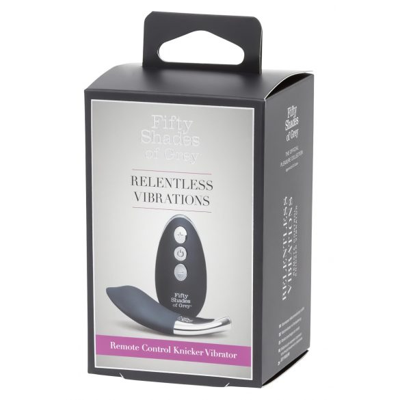 Relentless - Vibrador Clitoriano Preto-Prata