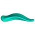 ROMP Wave - Vibrador à prova d'água recarregável para clitóris (verde)