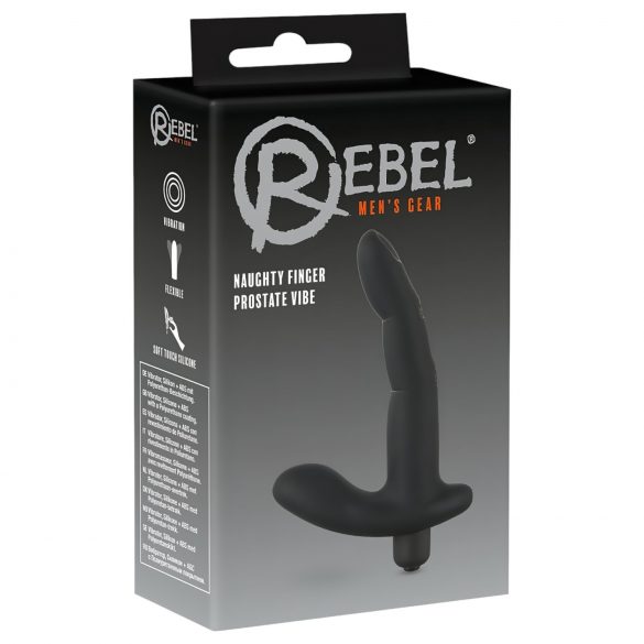 Rebel Naughty Finger - Vibrador Próstata (Preto)