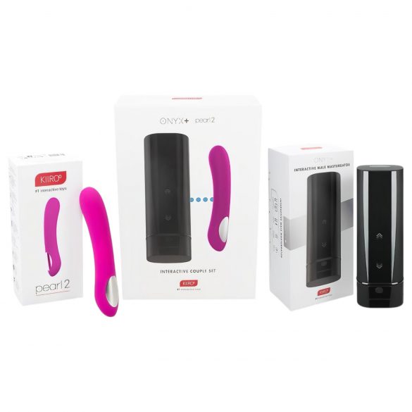 Kiiroo Onyx+ e Pearl 2 - Conjunto excitante para casal