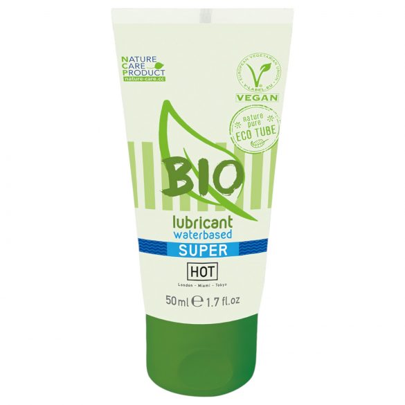 HOT Bio Super - Lubrificante vegano à base de água (50ml)