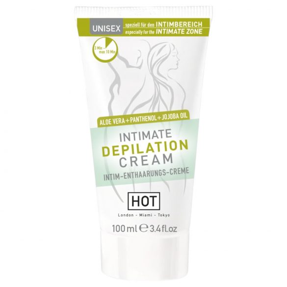 HOT Intimate - Creme depilatório íntimo com espátula (100ml)