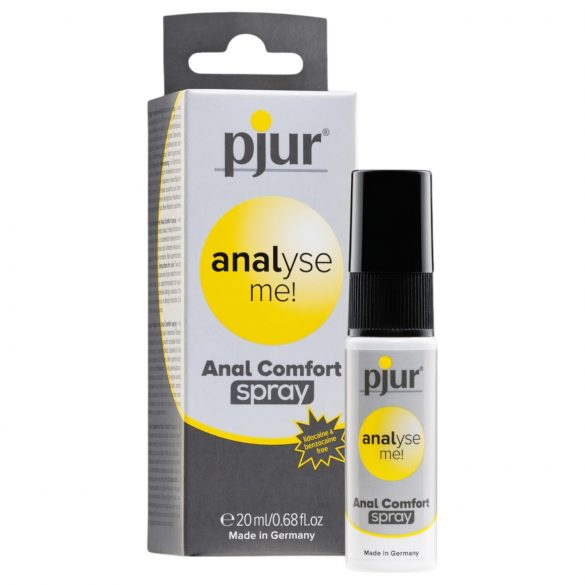 pjur analise-me! - spray para cuidado e lubrificante anal (20ml)