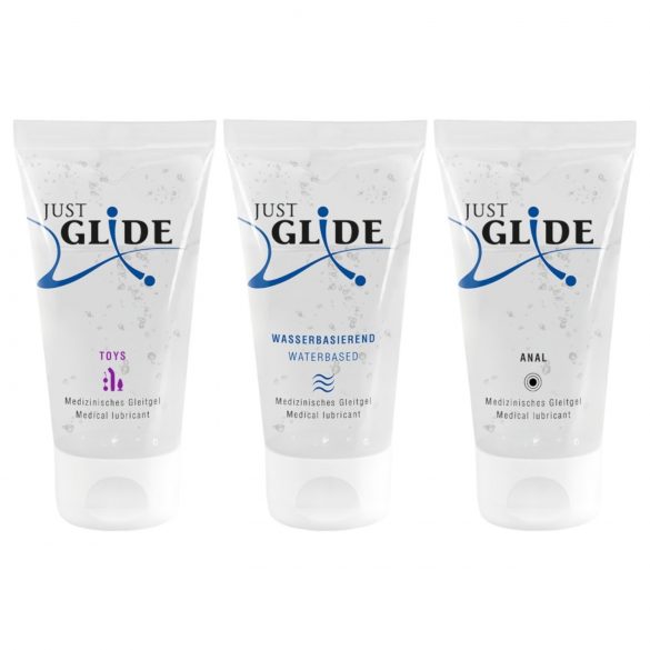 Conjunto de Lubrificantes Just Glide (3x50ml)