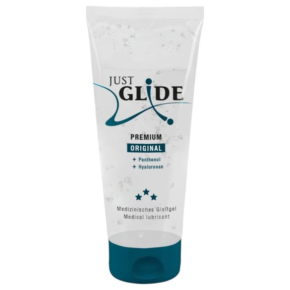 Just Glide Premium Original - vegano, lubrificante à base de água (200ml)