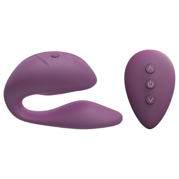 Cotoxo Cupid 2 - Vibrador de Casal Recarregável com Controle Remoto (Roxo)