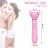 Sunfo - Vibrador rosa para mamilo e ponto G