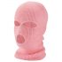 Balaclava rosa tricô com 3 aberturas - Sensual e misteriosa!