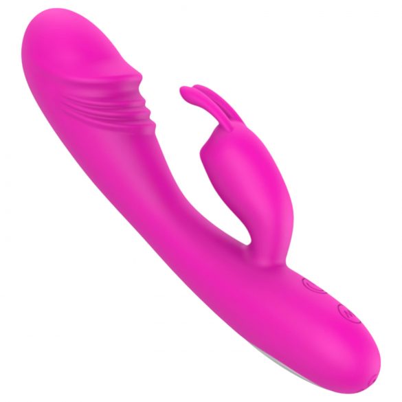 Lonely - Vibrador roxo recarregável com estimulador de clitóris e ponto G