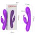 Lonely - Vibrador roxo recarregável com estimulador de clitóris e ponto G