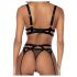 Conjunto de Lingerie Sexy Mapalé (Preto) - L/XL