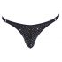 Svenjoyment - Tanga Masculino com Strass (Preto)