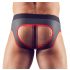 Svenjoyment - jockstrap aberto (preto-vermelho)