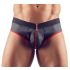 Svenjoyment - jockstrap aberto (preto-vermelho)