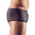 Boxer listrado e transparente (preto)