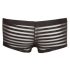 Boxer listrado e transparente (preto)