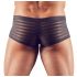 Boxer listrado e transparente (preto)