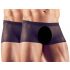 Svenjoyment - Conjunto de boxers transparentes preto (2 peças) S-L