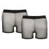 Svenjoyment - Conjunto de boxers transparentes preto (2 peças) S-L