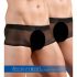 Svenjoyment - Conjunto de boxers transparentes preto (2 peças) S-L