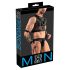 Svenjoyment Bondage - Mesh Top and Jockstrap Set (Black)  - M