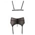 Cottelli Tamanhos Grandes - Trio de Lingerie Rendado (preto)