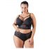 Cottelli Plus Size - Sutiã rendado com alças (preto)