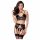 Abierta Fina - conjunto de lingerie rendada (preto)