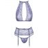 Beijável - conjunto de lingerie rendada (roxo)