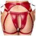 Cottelli Bondage - conjunto brilhante com braçadeiras (vermelho)