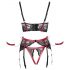 Cottelli Bondage - Conjunto vermelho rendado e sensual - M