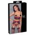 Cottelli Bondage - Conjunto vermelho rendado e sensual - XL