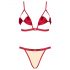 Obsessive Rubinesa - conjunto lingerie picante (vermelho)